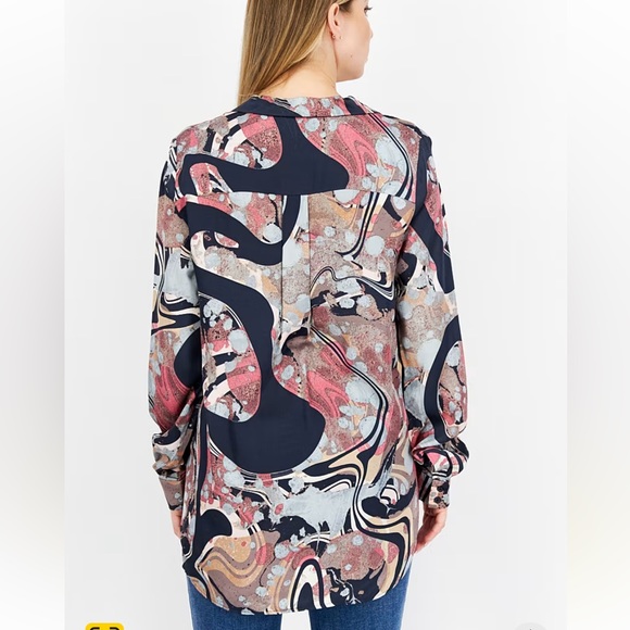 Esprit Silk Pop Over Blouse - Picture 4 of 9